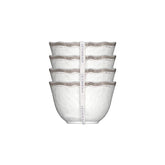 Rustica Antique White Dessert Bowls (Set of 4)